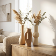 Modern Muse 3-Piece Vase Collection – Multicolor