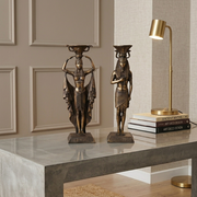 Egyptian Pharaoh Duo – Antique Brass