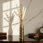Golden Muse Slim Vase – Fully gold plated